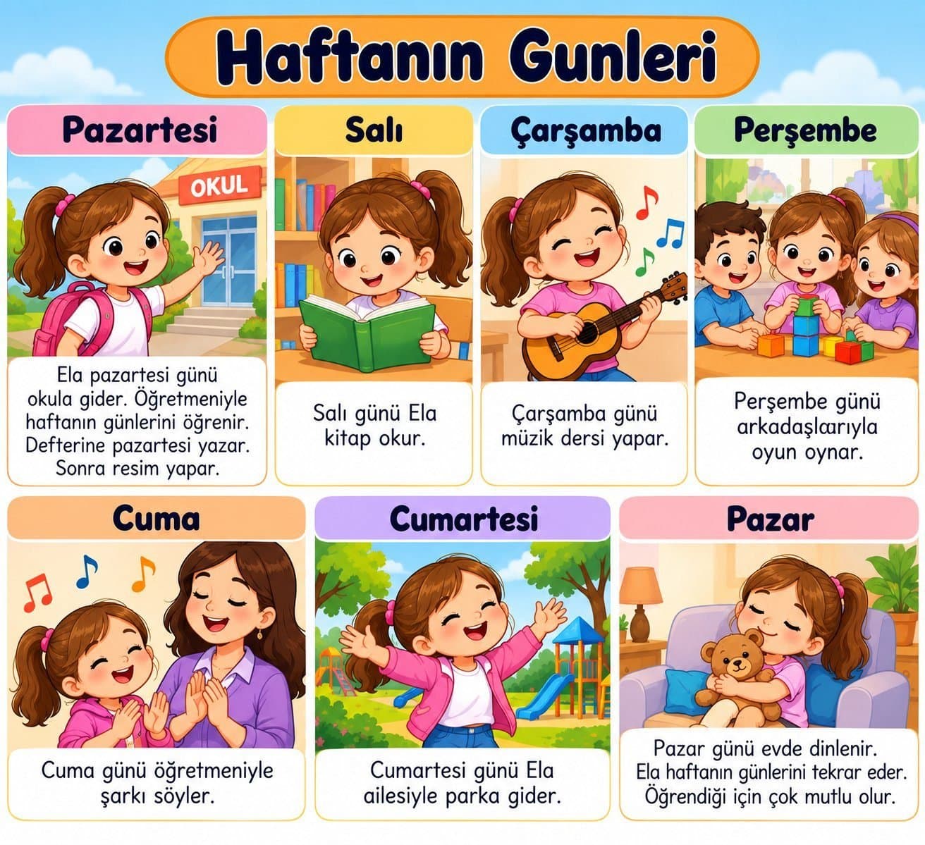 Haftanın Gunleri hikâyesinin resmi
