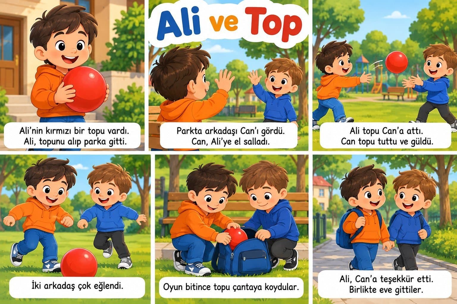 Ali ve Top hikâyesinin resmi
