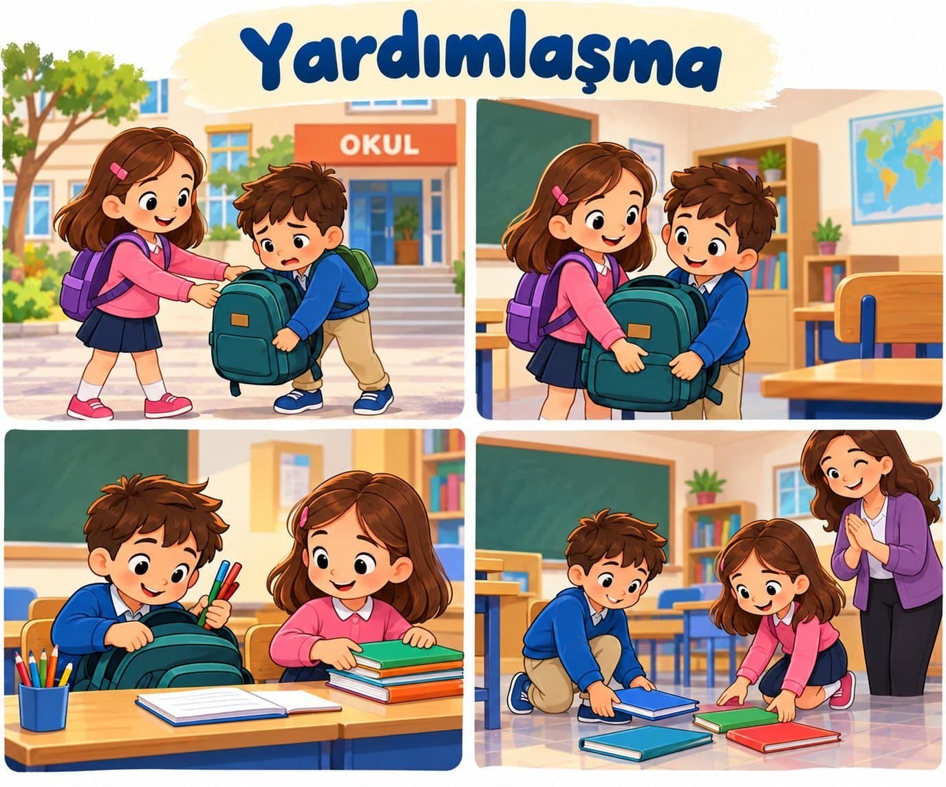 Yardımlaşma hikâyesinin resmi